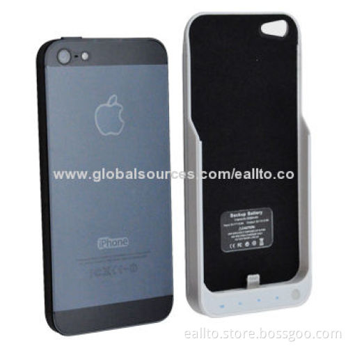 Best Quality Mobile Power Bank Cases for iPhone 5 with 2,000mAh Capacity